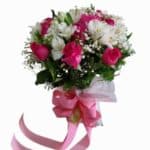 Buquê Alice com 10 rosas + 06 alstroemérias