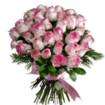 Buquê Suspiro de Rosas  (50 rosas)